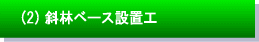 (2) 斜林ベース設置工